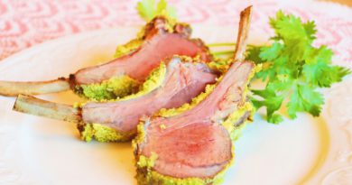 Roasted Rack of Lamb Roasted Rack of Lamb