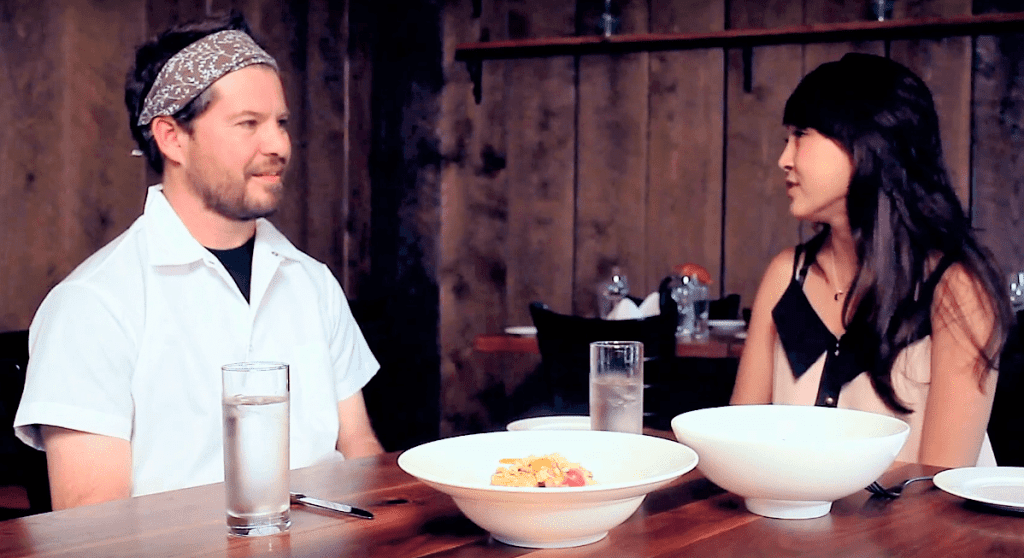 CiCi Li and James Wayman, Executive Chef at Oyster Club Restaurant