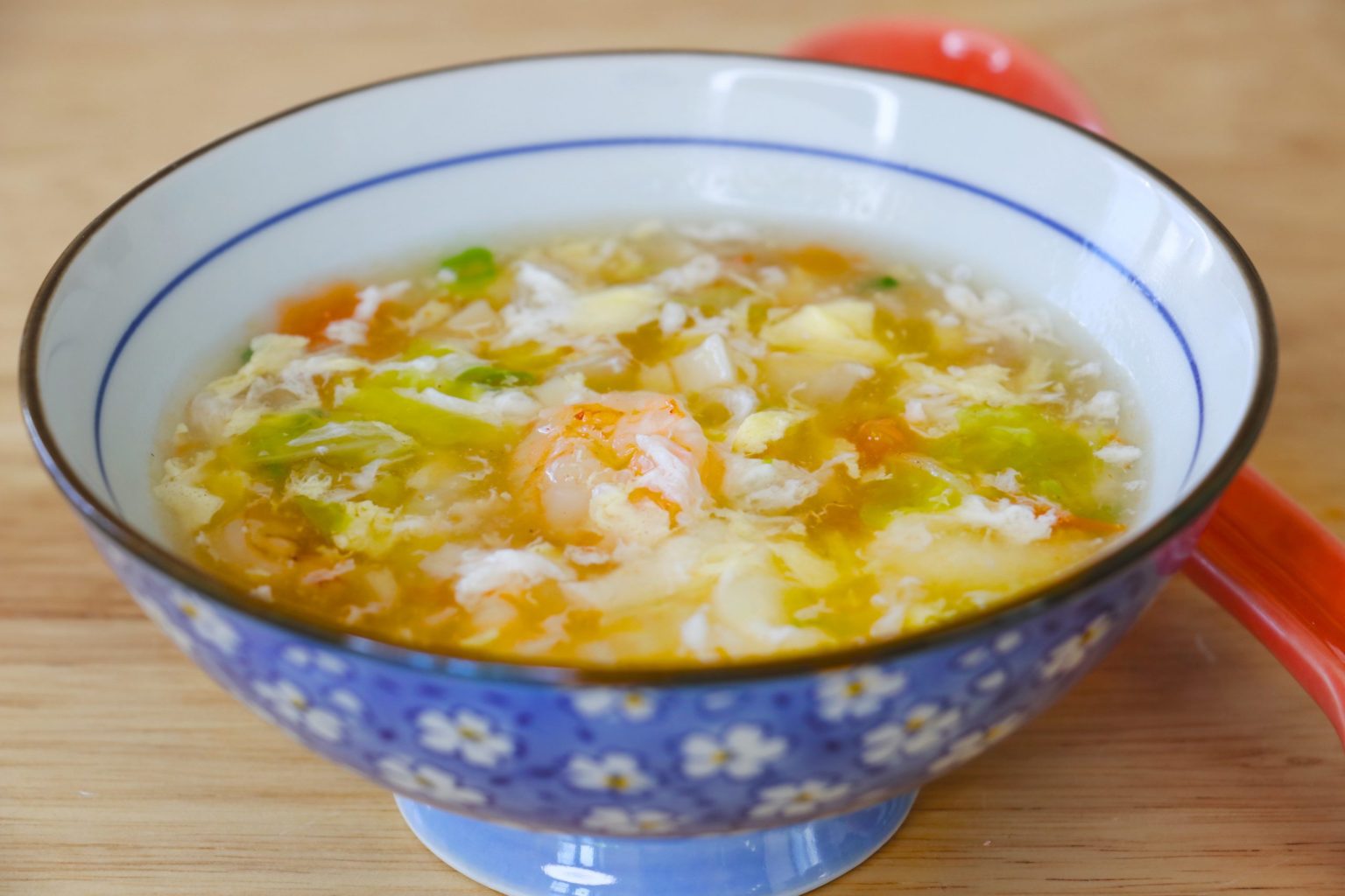 CiCiLi.tv Must Eat Shrimp Egg Drop Soup Recipe