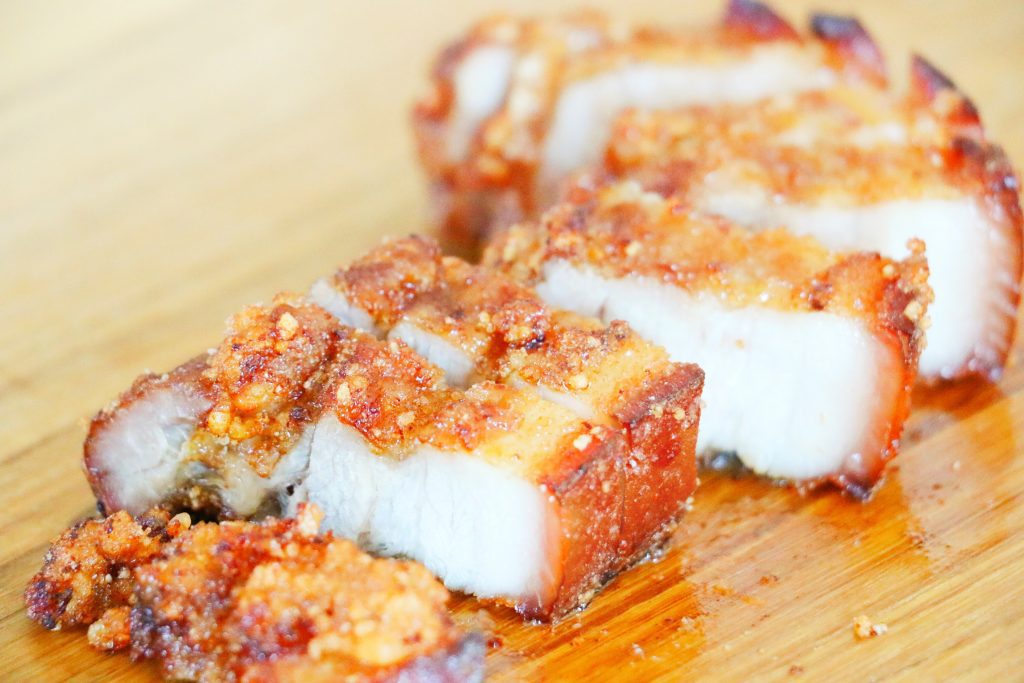 CiCi Li Crispy Fried Pork Belly Recipe
