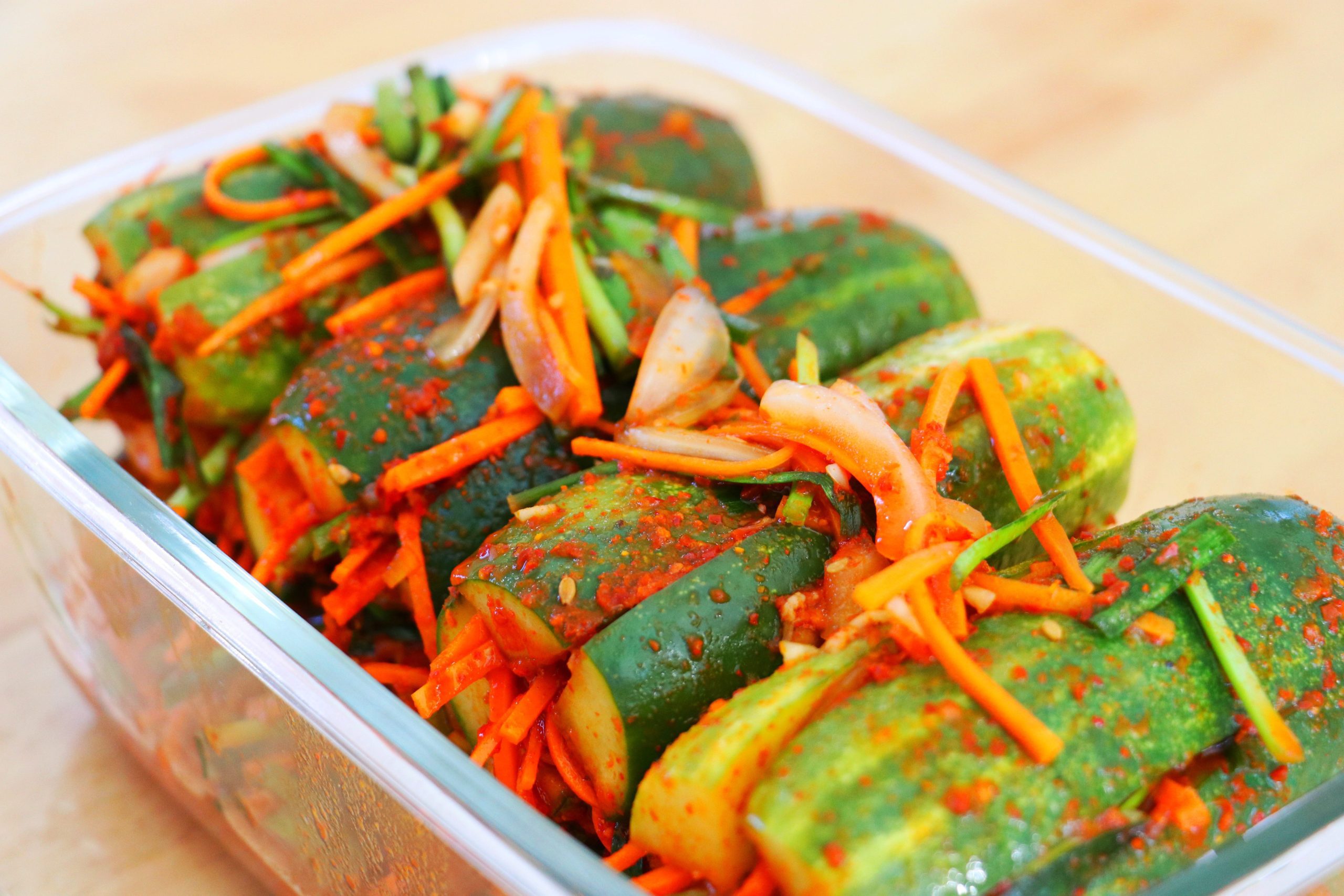 Korean Cucumber Kimchi Asian Home Cooking With Cici Li