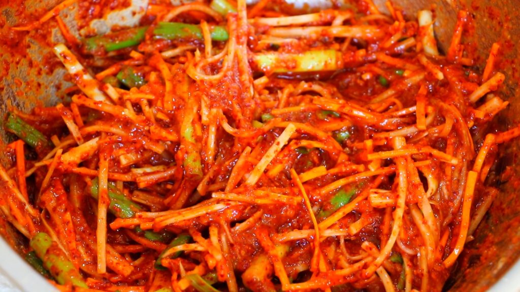 Traditional Kimchi 3. Paste