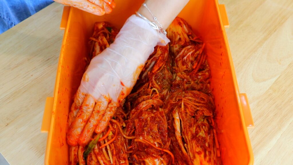 Traditional Kimchi 4. Ferment