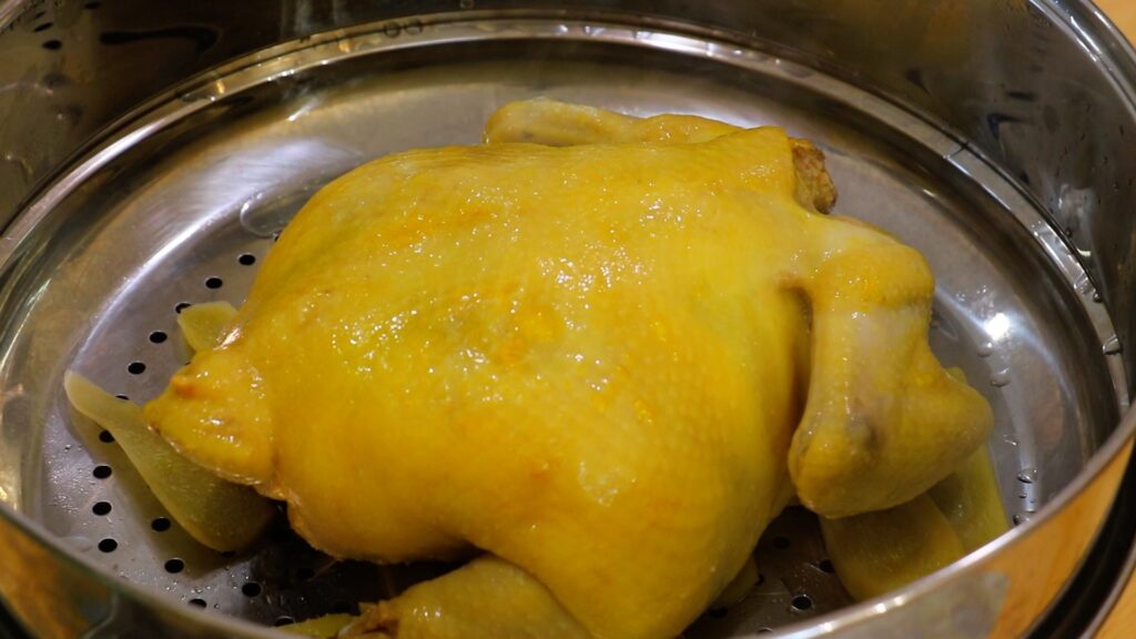 Chicken with Ginger Scallion 4. Done