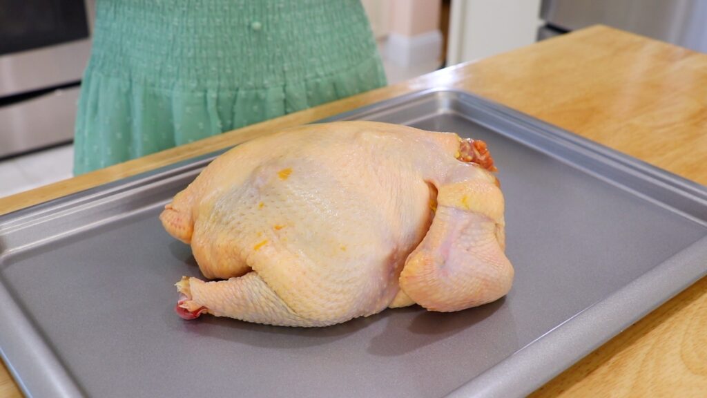 Chicken with Ginger Scallion Oil 1