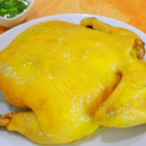 Chicken with Ginger Scallion Oil Recipe