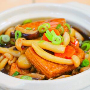 Braised Tofu and Mushrooms Recipe