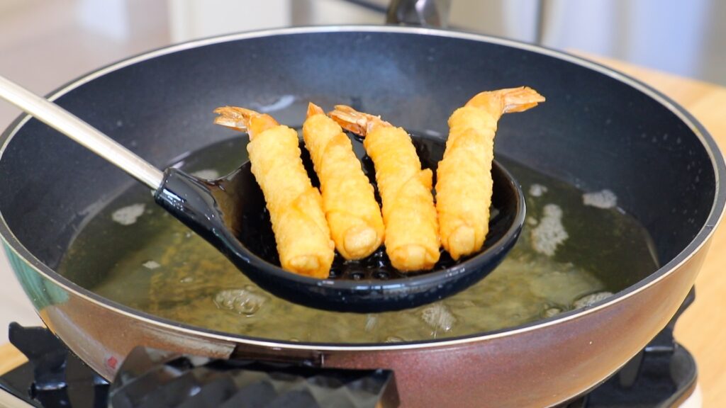 Firecracker Shrimp Rolls 5. Done