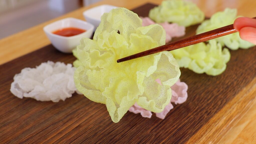 Rice Paper Flower Chips 7