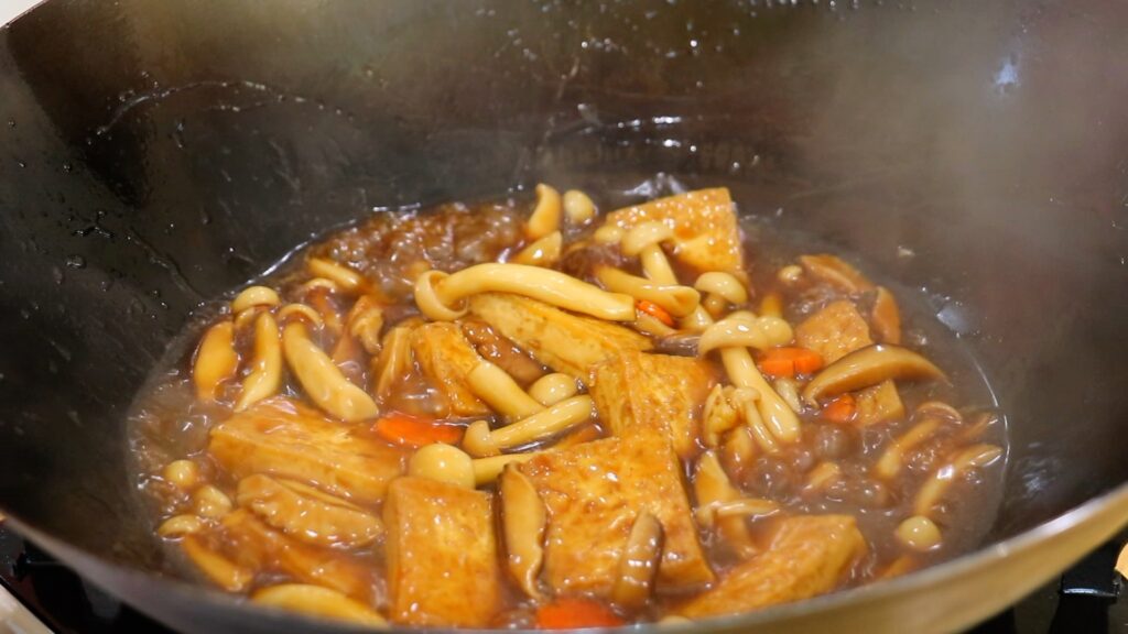 Tofu Mushrooms Claypot 5