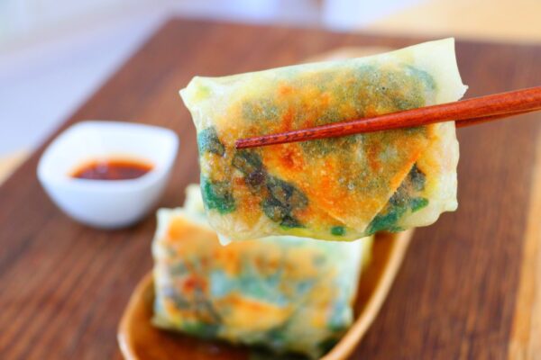 Crispy Chive Pockets