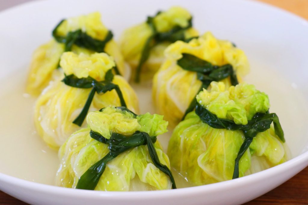 CiCi Li Napa Cabbage Soup Dumplings