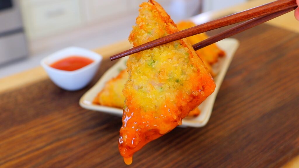 Shrimp Toast 2.0 5. Serve