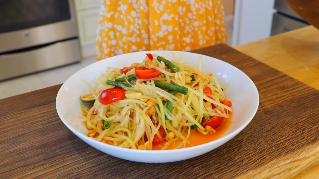 Thai Green Papaya Salad 5. Enjoy