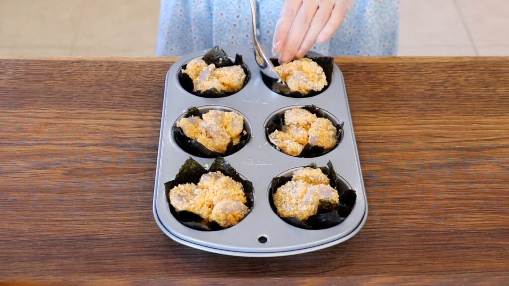 Baked Shrimp Sushi Cups 4