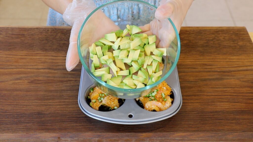 Baked Shrimp Sushi Cups 6