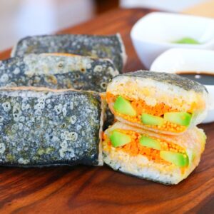 Crispy Tuna Rice Paper Sushi Rolls