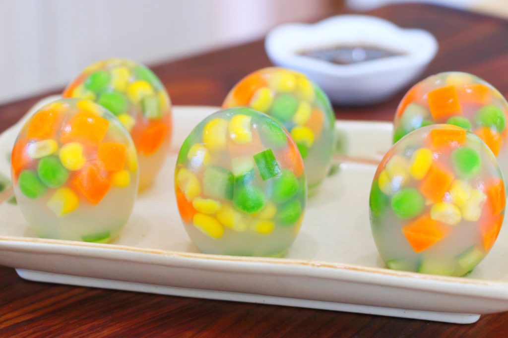 CiCi Li Vegetable Egg Jelly with Agar Agar