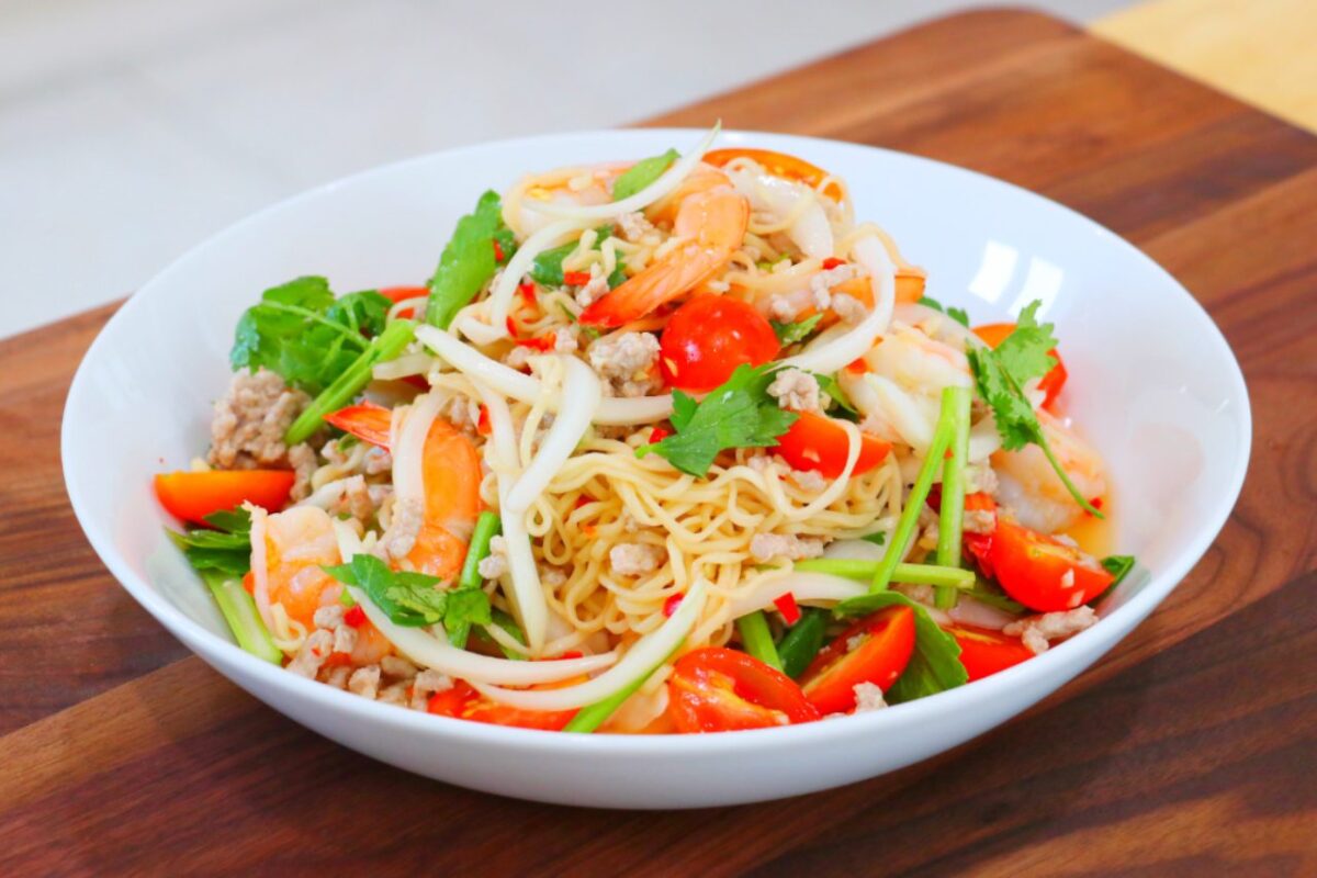Thai Instant Noodle Salad Recipe