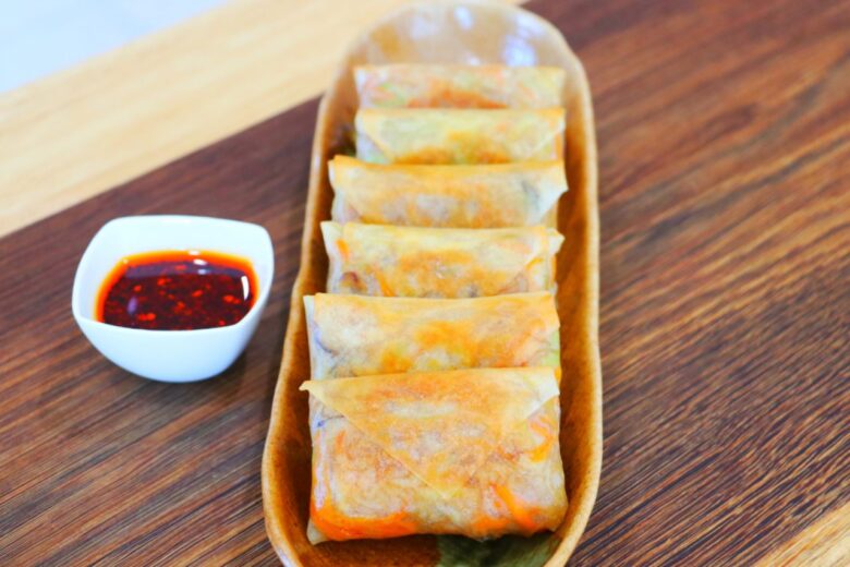 CiCi Li - Crispy Vegetable Pockets with Spring Roll Wrappers