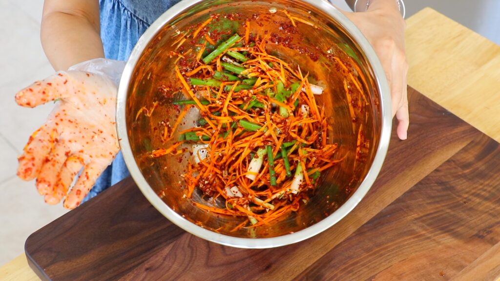 Fresh Kimchi 4. Paste