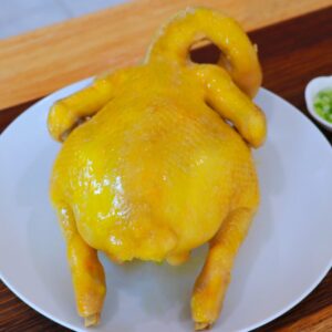 Poached Chicken with Ginger Scallion Oil
