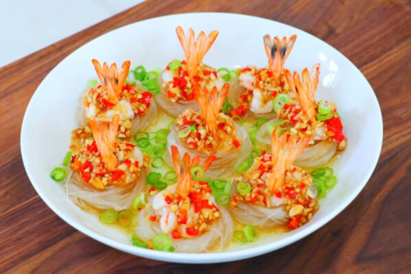 Steamed Shrimp w Glass Noodles