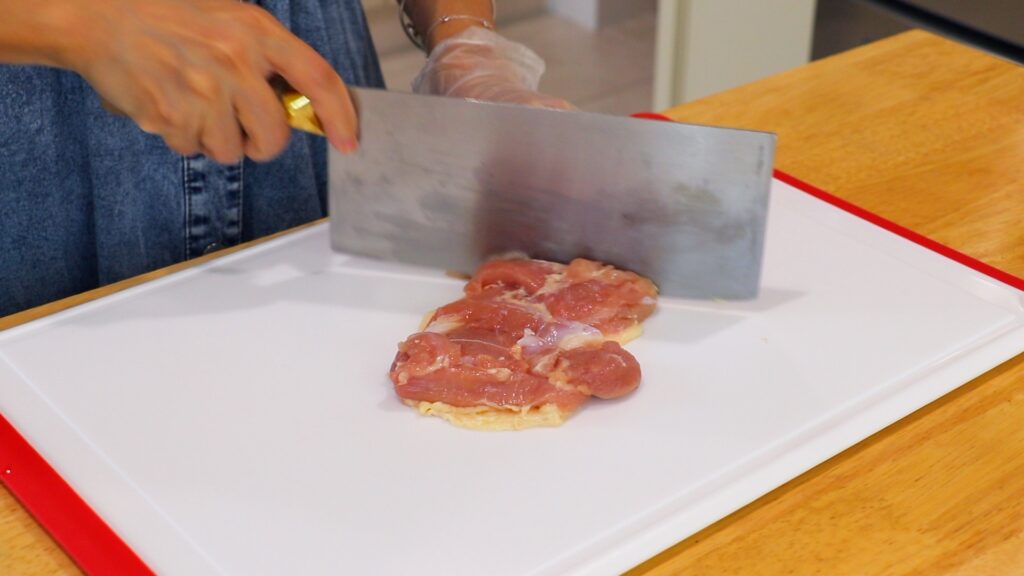 Honey Garlic Chicken 1. Slice