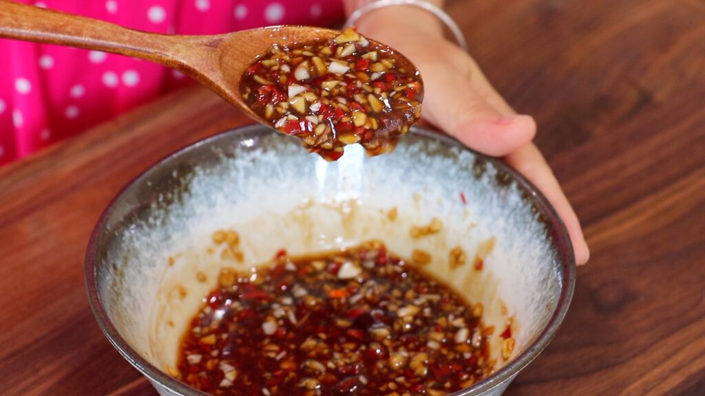 Steamed Shrimp with Glass Noodles 5. Sauce