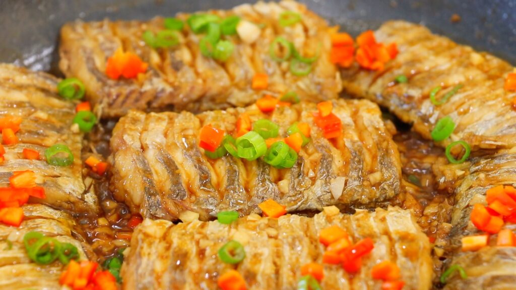 Red Braised Belt Fish 9