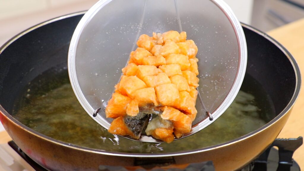 Crispy Teriyaki Blooming Salmon 4. Crispy Salmon