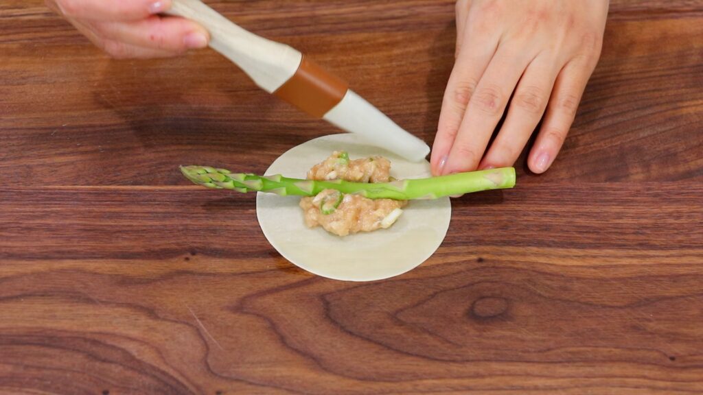 Chicken Potstickers with Asparagus 2