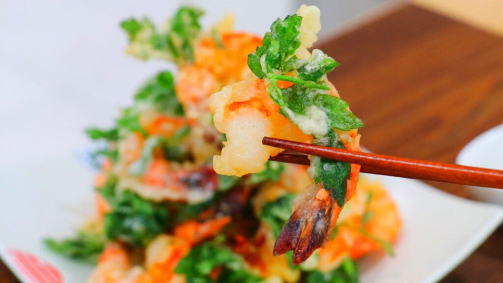 Crispy Shrimp with Parsley YT 1