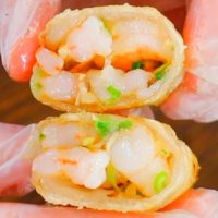 Crispy Shrimp Dumplings with Rice Paper