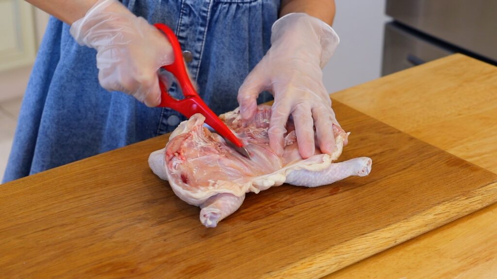 Ultimate Char Siu Chicken 1. Cut