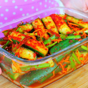 Make Cucumber Kimchi