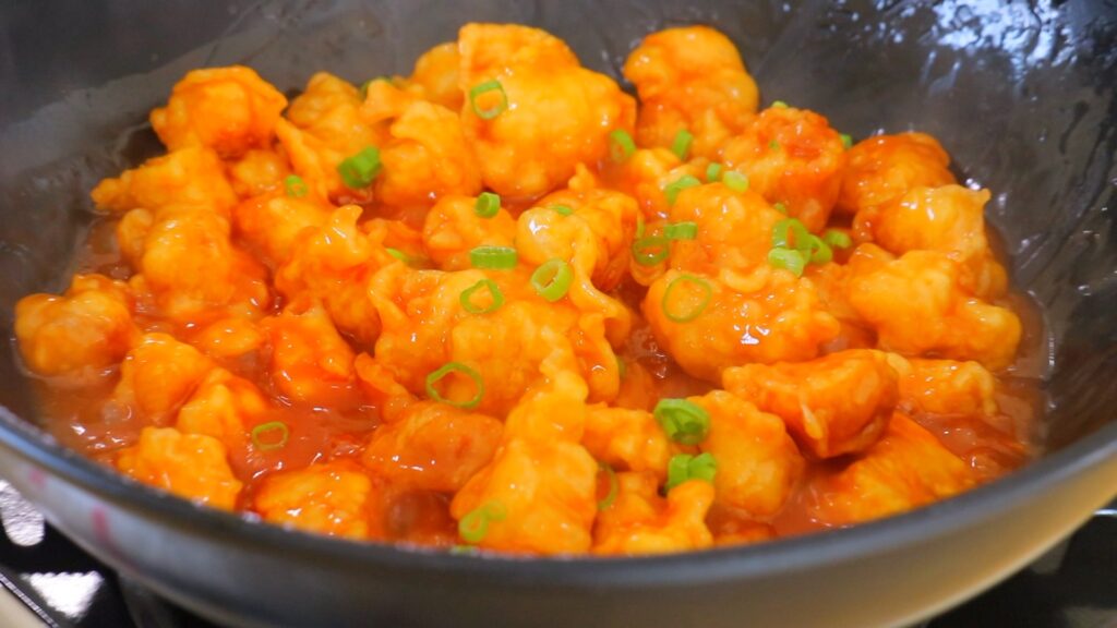 Orange Chicken 7. Serve