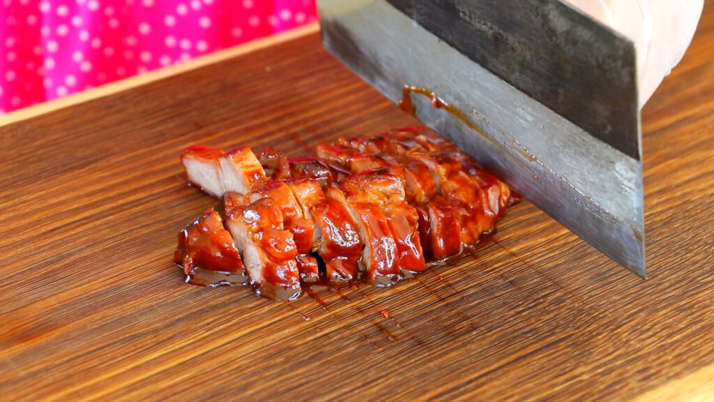 30 Min Char Siu Pork 5. Serve