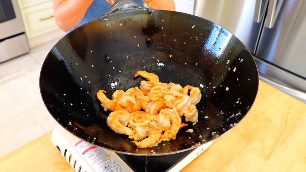 15-Min Shrimp Chow Fun 6. Stir-Fried Shrimp
