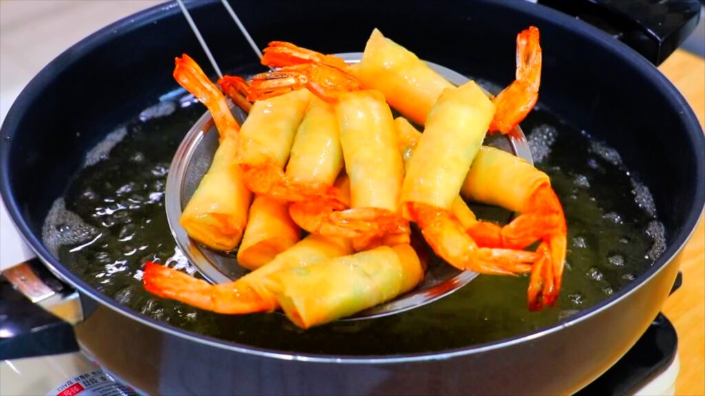 Fried Scallion Shrimp 4