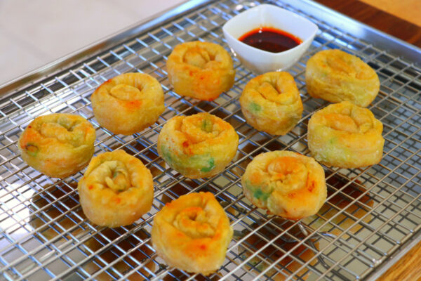 Crispy Rice Paper Shrimp Dumplings