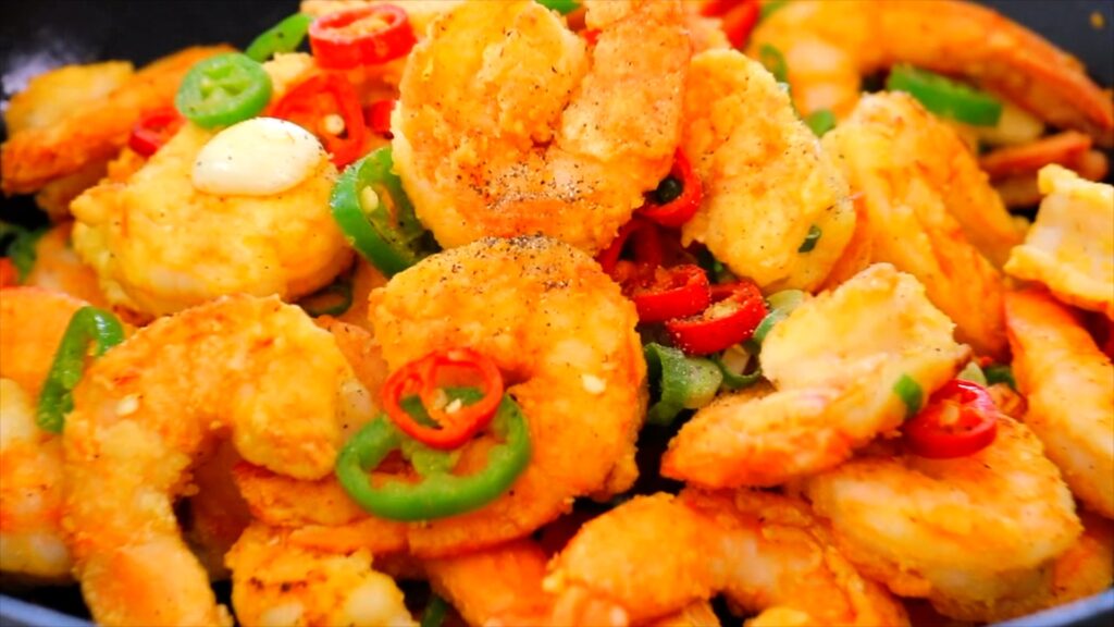 Salt and Pepper Shrimp 7. Enjoy