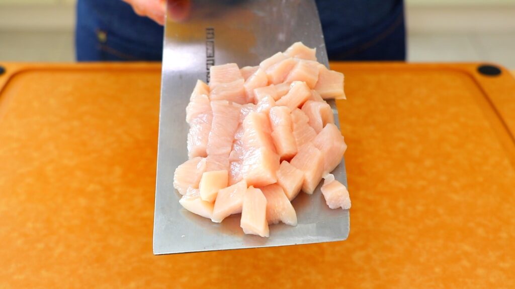 10-Min Chicken and Corn Egg Drop Soup 1. Chicken