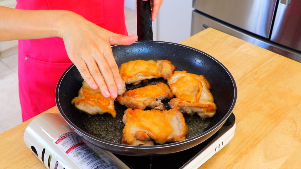 20-Min Honey Butter Chicken 2. Pan-Fry