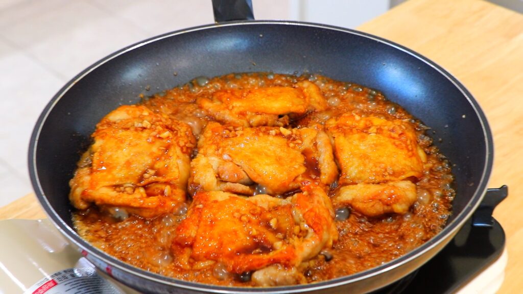 20-Min Honey Butter Chicken 4. Simmer the Chicken