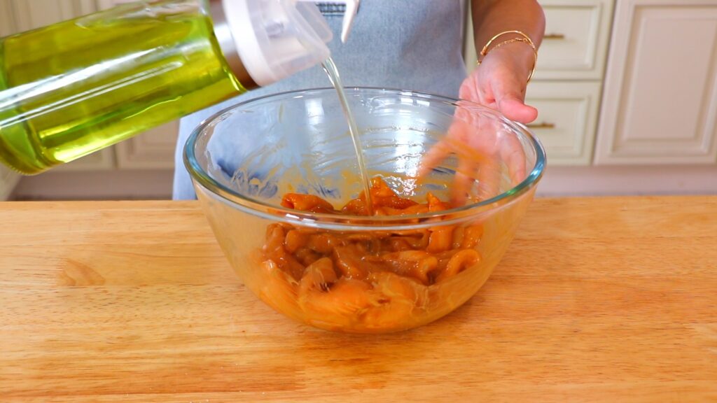 20-Min Chicken Pad See Ew 2. Marinate