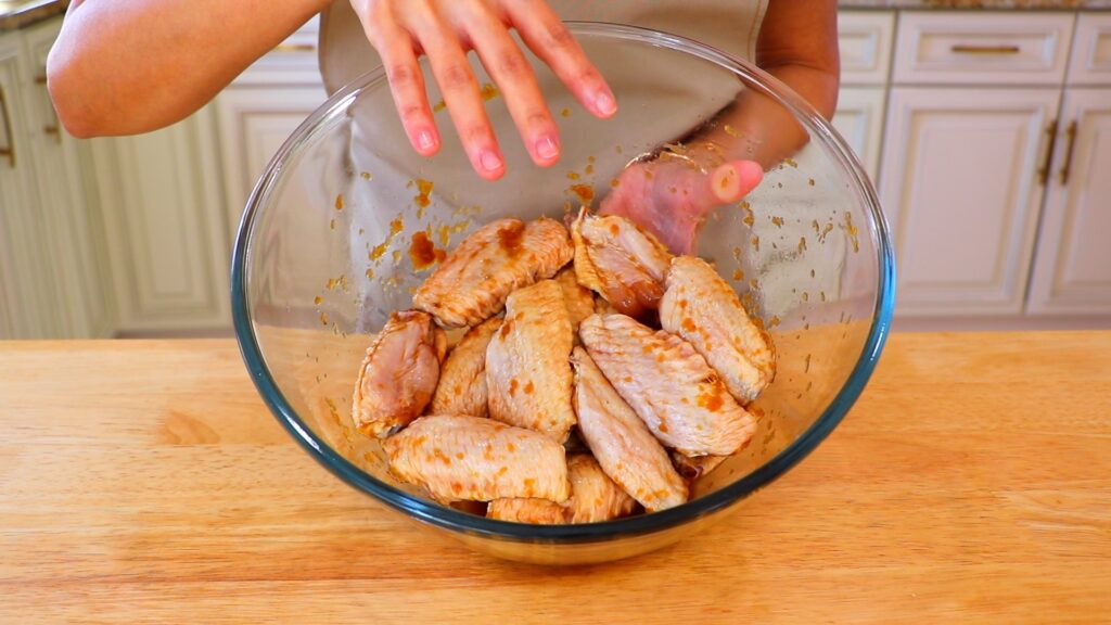 25-Min Salt and Pepper Fried Chicken Wings 2. Marinate