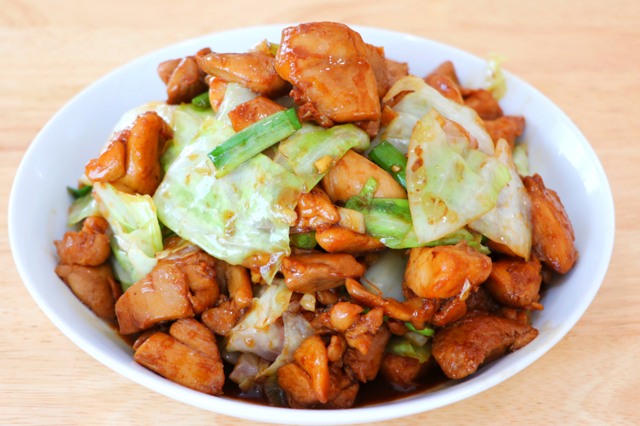 19-Min Chicken and Cabbage