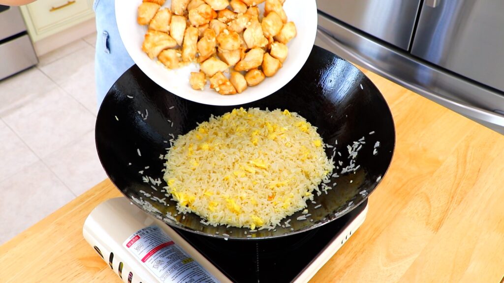 15-Min Chicken Teriyaki Fried Rice 8. Conbine