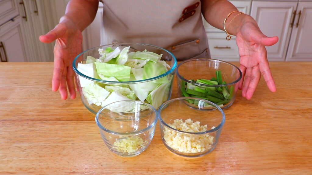 19-Min Chicken and Cabbage 3. Veggies